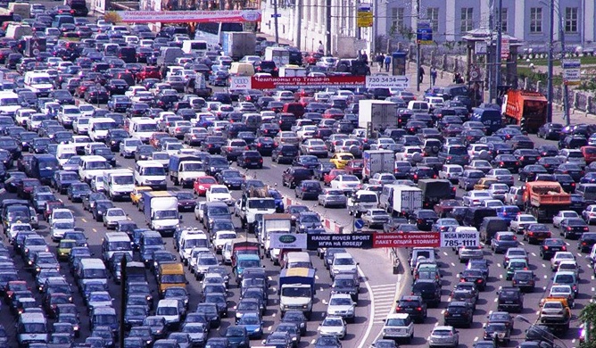 Пробки на Ленинградском шоссе